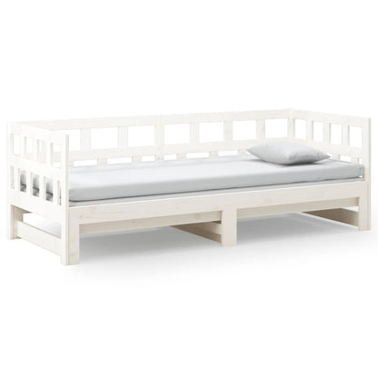 Day Bed | White | Solid pine wood | 2x