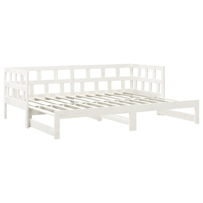 Day Bed | White | Solid pine wood | 2x