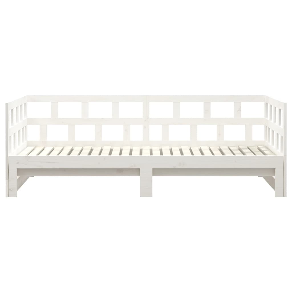 Day Bed | White | Solid pine wood | 2x