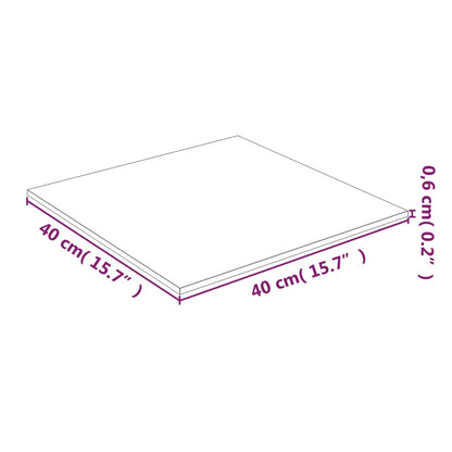 Table Top Transparent 40x40 cm Tempered Glass