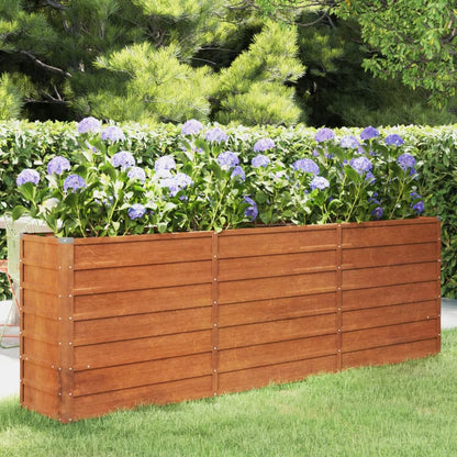 Garden Raised Bed | Rusty | Corten steel | Large | Durable