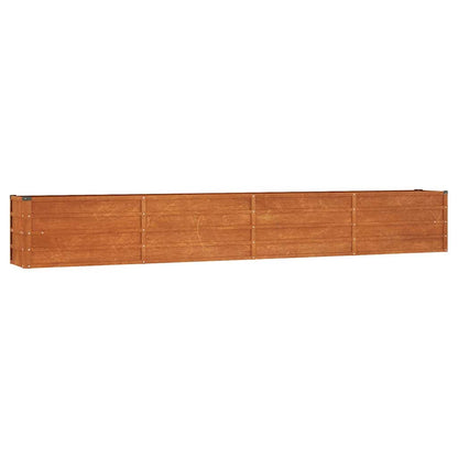 Garden Raised Bed | Rusty | Corten steel | 320 x 40 x 45 cm | Durable