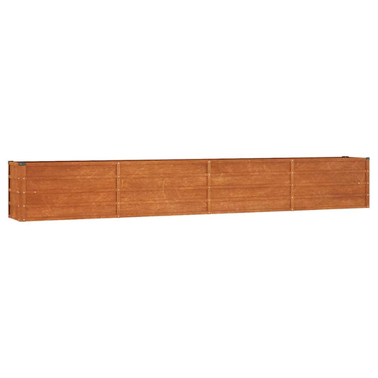 Garden Raised Bed | Rusty | Corten steel | 320 x 40 x 45 cm | Durable