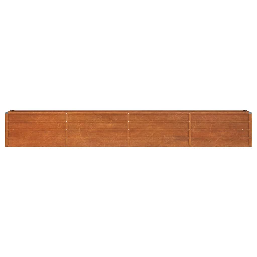 Garden Raised Bed | Rusty | Corten steel | 320 x 40 x 45 cm | Durable