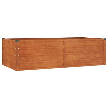 Garden Raised Bed Rusty 160x80x45 cm Corten Steel