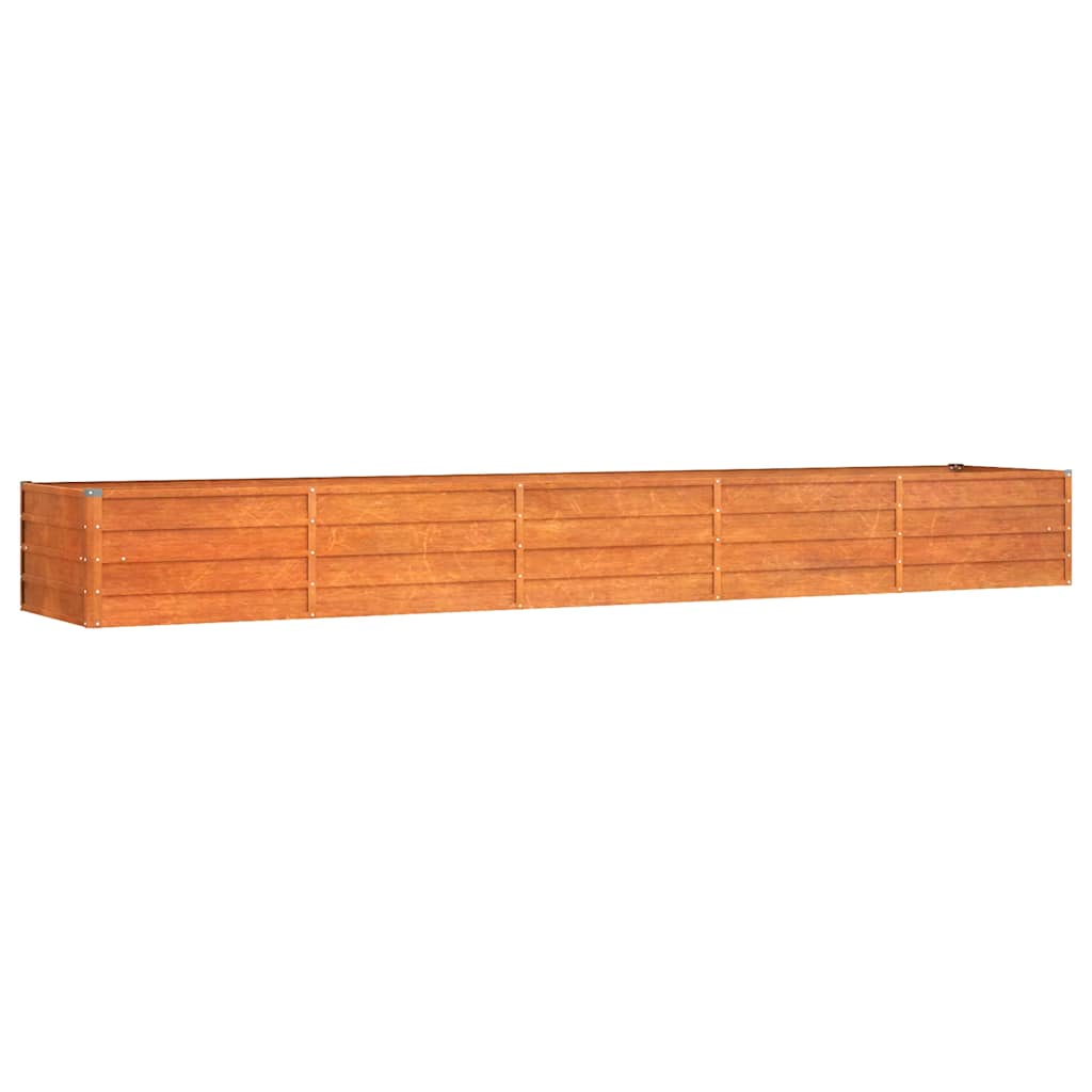 Garden Raised Bed | Rusty | Corten steel | 400 x 80 x 45 cm large