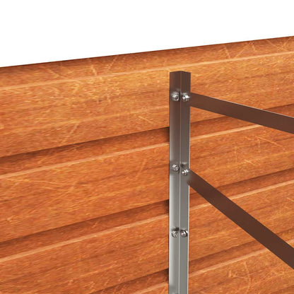 Garden Raised Bed | Rusty | Corten steel | 400 x 80 x 45 cm large