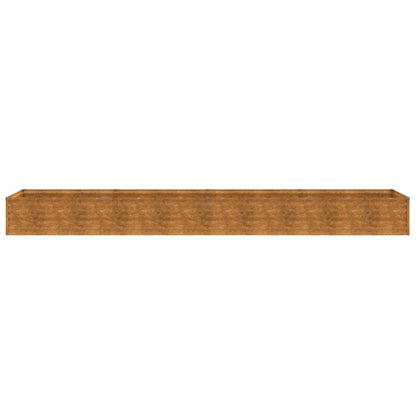 Garden Raised Bed 386x50x36 cm Corten Steel