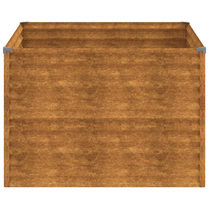 Garden Raised Bed 100x100x69 cm Corten Steel