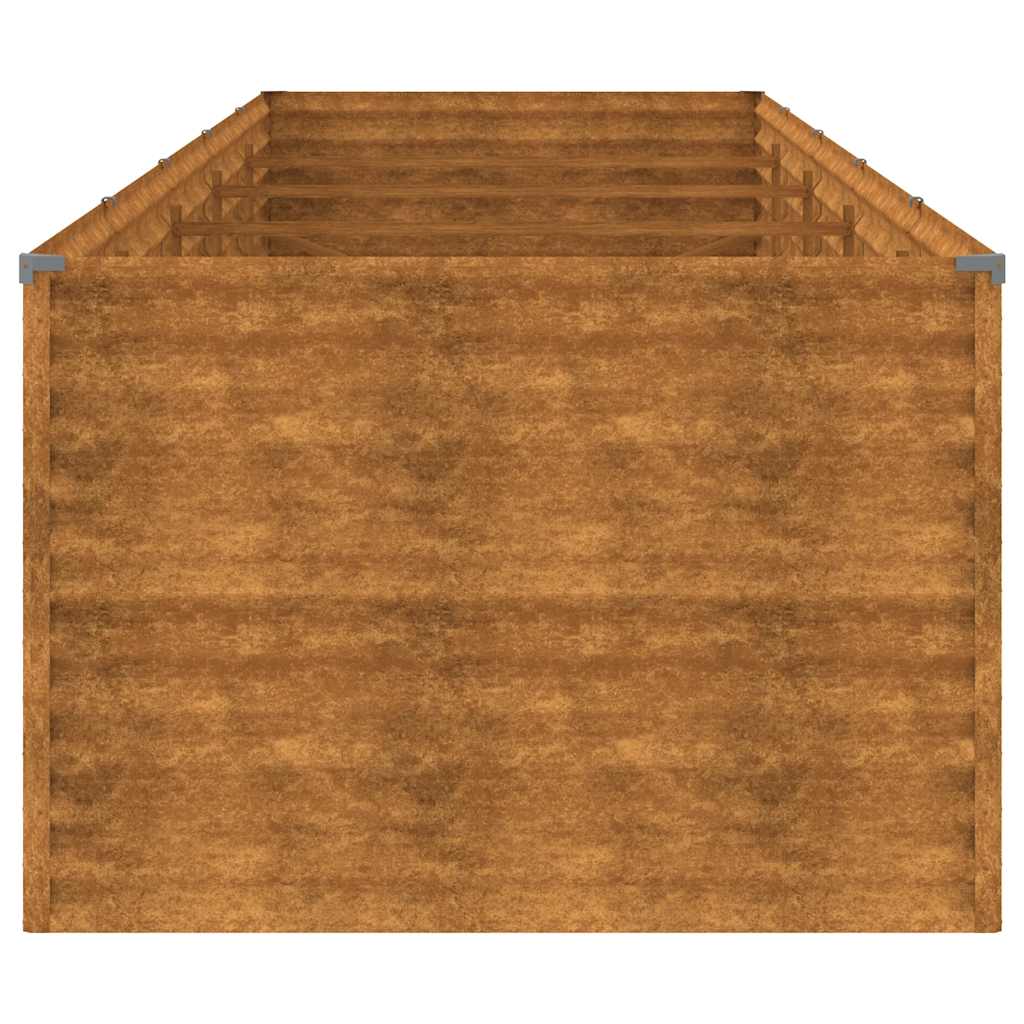 Garden Raised Bed 479x100x69 cm Corten Steel