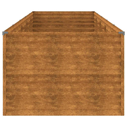 Garden Raised Bed 479x100x69 cm Corten Steel