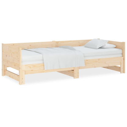 Pull-out Day Bed | Natural Pine | Solid Pine Wood | Standard