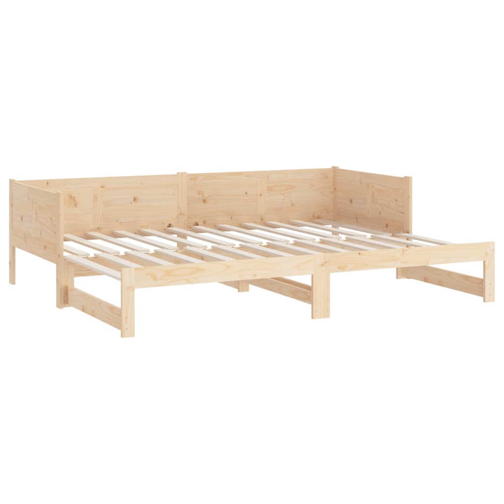 Pull-out Day Bed | Natural Pine | Solid Pine Wood | Standard