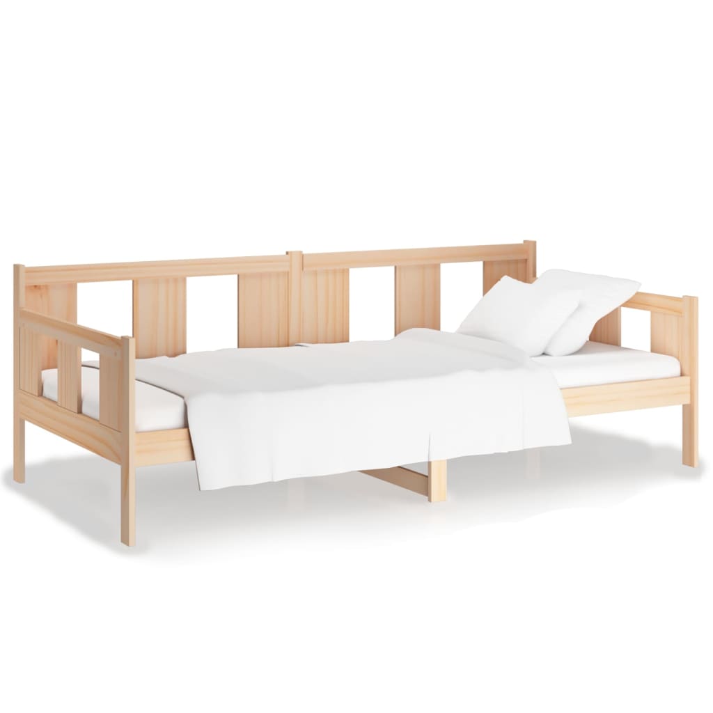 Day Bed without Mattress Solid Wood Pine 90x190 cm Single