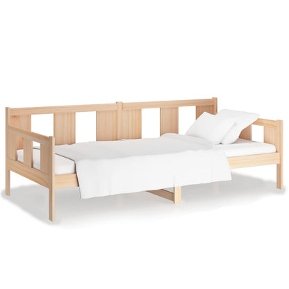Day Bed without Mattress Solid Wood Pine 90x190 cm Single