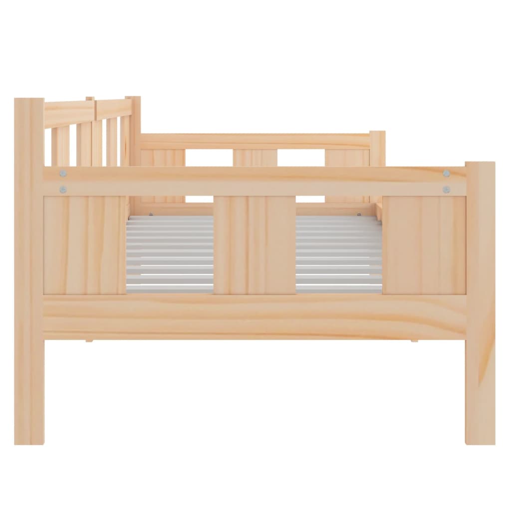 Day Bed without Mattress Solid Wood Pine 90x190 cm Single