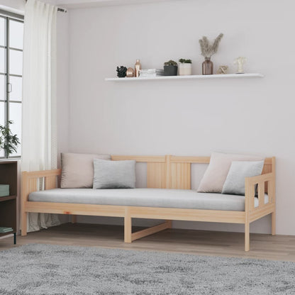 Day Bed without Mattress Solid Wood Pine 90x190 cm Single