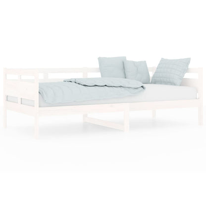 Day Bed | White | Solid Pine Wood, Plywood | 90x200 cm mattress size