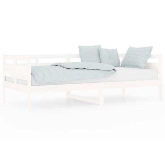 Day Bed | White | Solid Pine Wood, Plywood | 90x200 cm mattress size