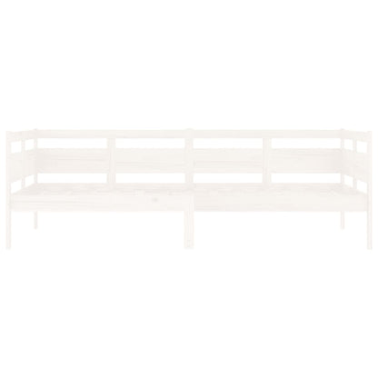 Day Bed | White | Solid Pine Wood, Plywood | 90x200 cm mattress size