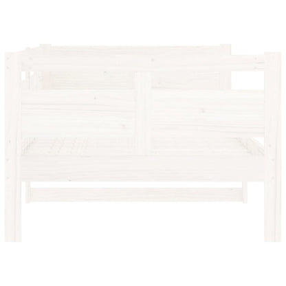 Day Bed | White | Solid Pine Wood, Plywood | 90x200 cm mattress size