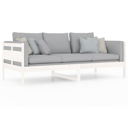 Day Bed | White | Solid Pine Wood, Plywood | 90x200 cm mattress size