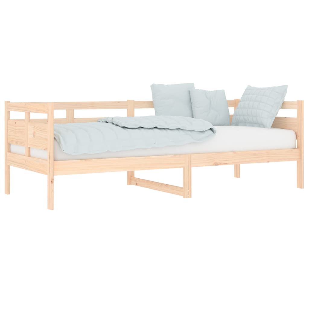 Day Bed | Natural Wood | Solid Pine Wood, Plywood | Single