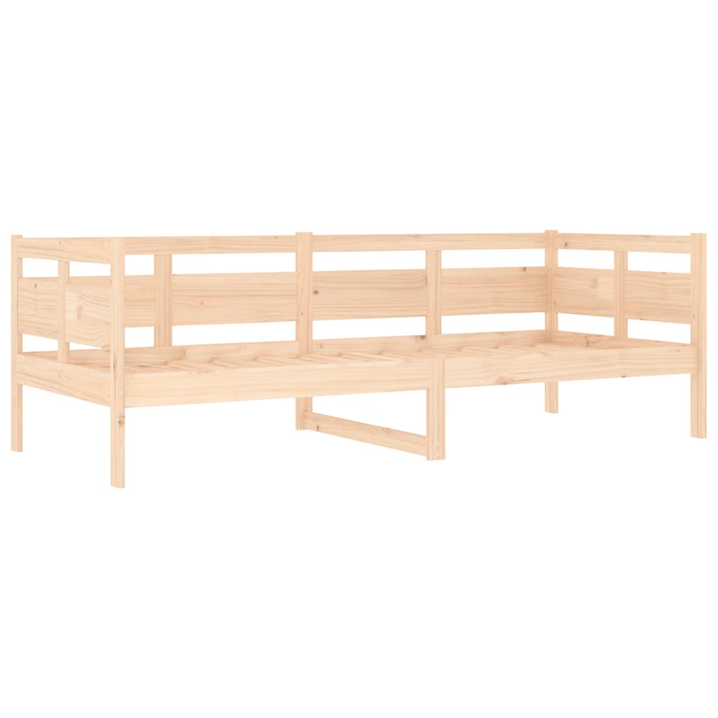 Day Bed | Natural Wood | Solid Pine Wood, Plywood | Single