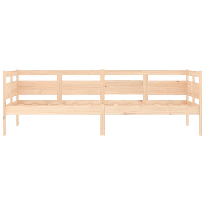 Day Bed | Natural Wood | Solid Pine Wood, Plywood | Single