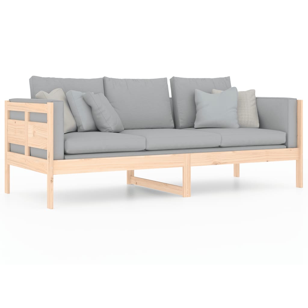 Day Bed | Natural Wood | Solid Pine Wood, Plywood | Single