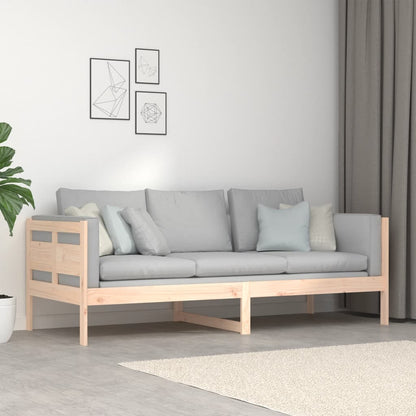 Day Bed | Natural Wood | Solid Pine Wood, Plywood | Single