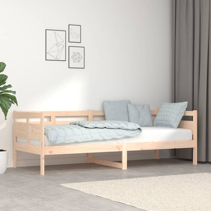 Day Bed | Natural Wood | Solid Pine Wood, Plywood | Single