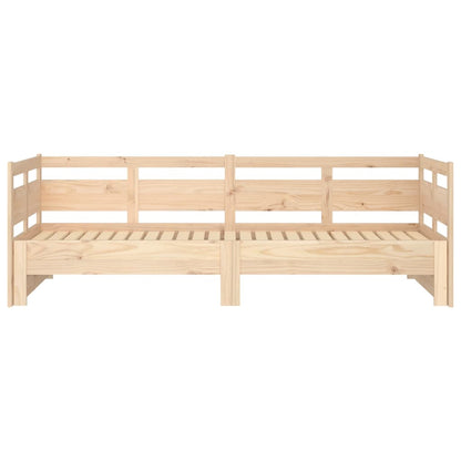 Pull-out Day Bed | Natural | Solid pine wood | Standard double