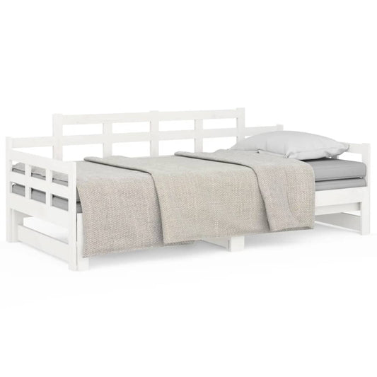 Day Bed | White | Solid pine wood | 2x