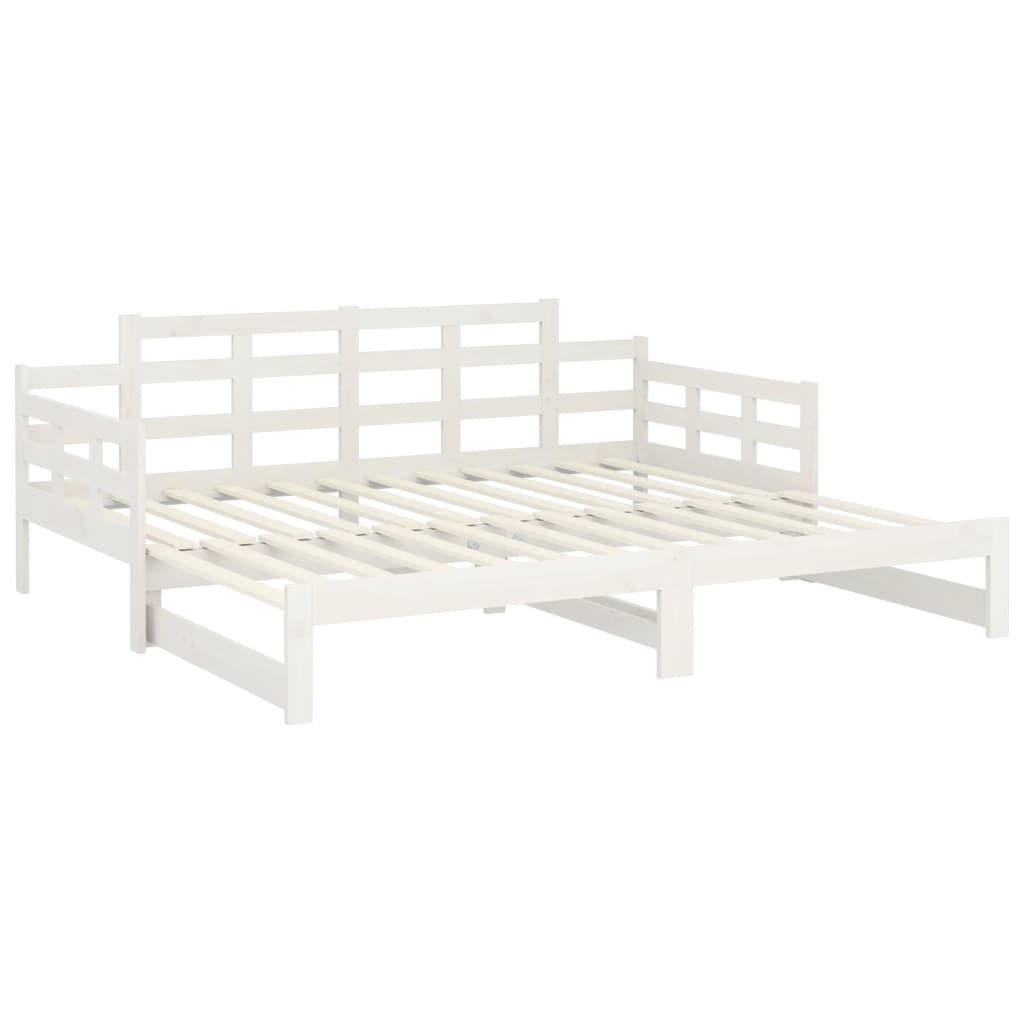 Day Bed | White | Solid pine wood | 2x