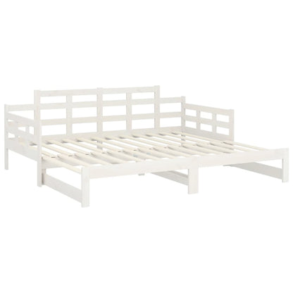 Day Bed | White | Solid pine wood | 2x