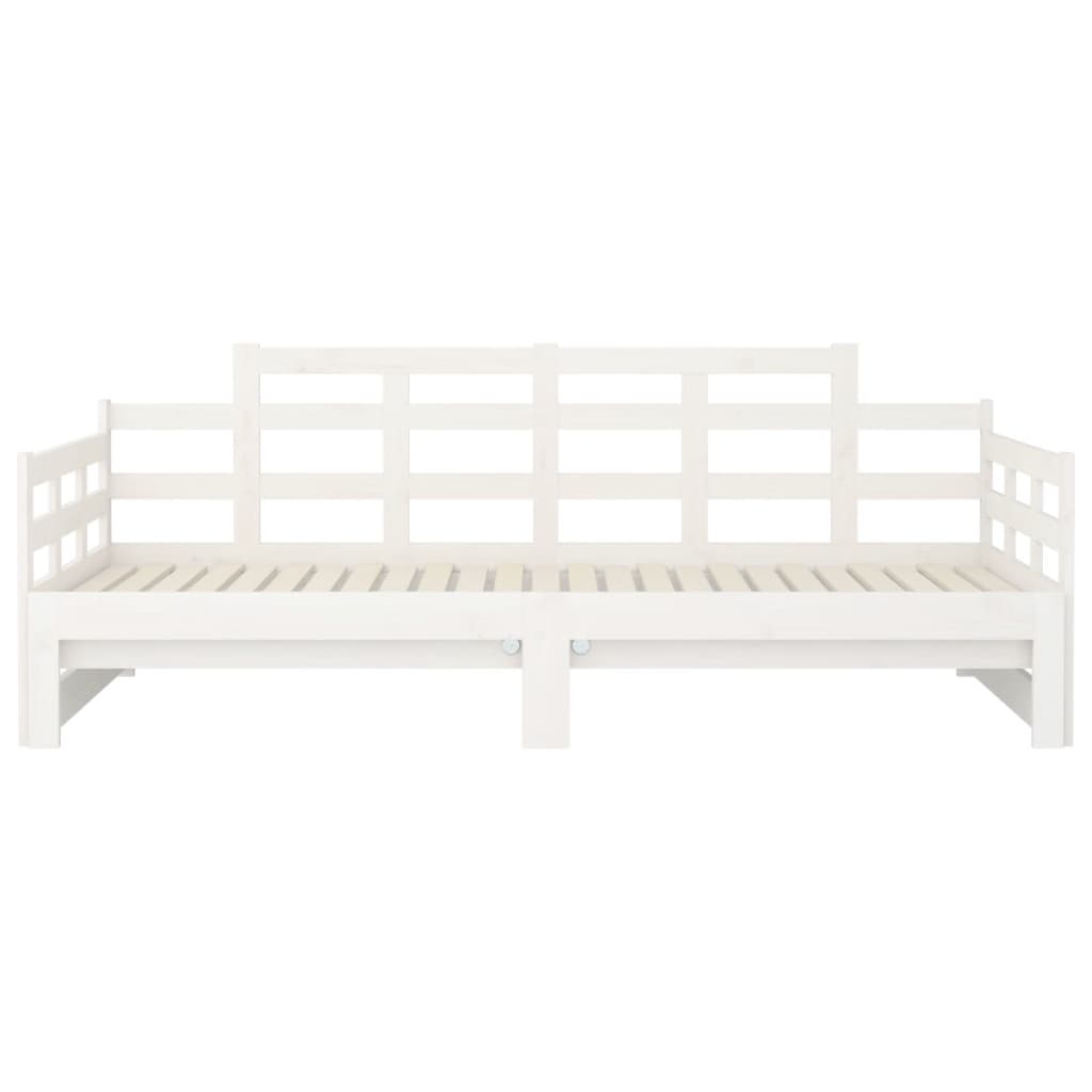 Day Bed | White | Solid pine wood | 2x