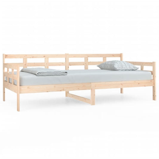 Day Bed | Natural Pine | Solid Pinewood | 90x200 cm | Convertible