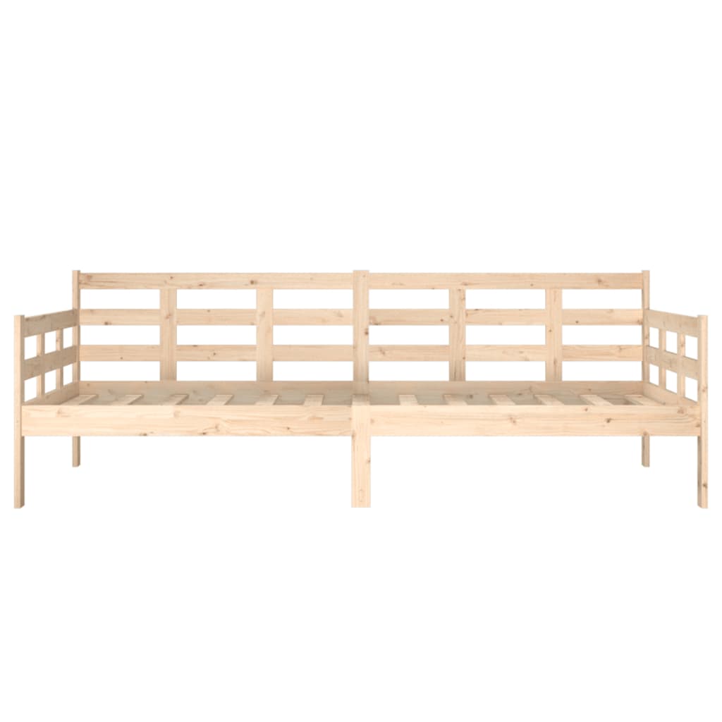 Day Bed | Natural Pine | Solid Pinewood | 90x200 cm | Convertible