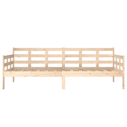 Day Bed | Natural Pine | Solid Pinewood | 90x200 cm | Convertible
