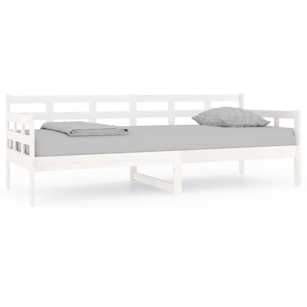 Day Bed | White | Solid pine wood | 80x200 cm