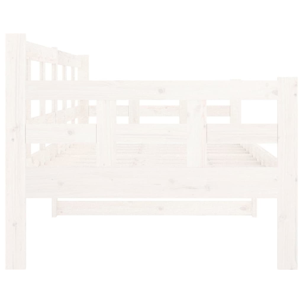 Day Bed | White | Solid pine wood | 80x200 cm