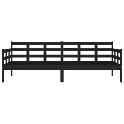 Day Bed | Black | Solid pine wood | Single