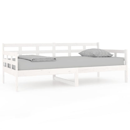 Day Bed | White | Solid pine wood | Single | Convertible