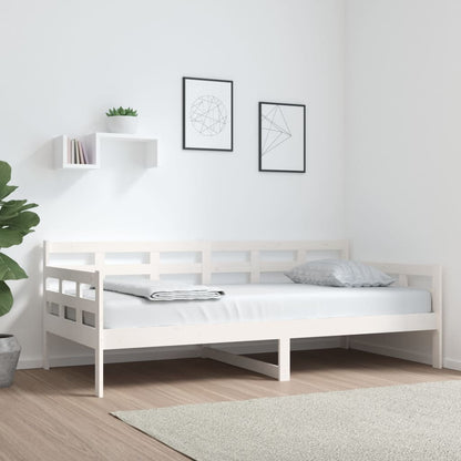 Day Bed | White | Solid pine wood | Single | Convertible