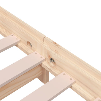 Stack Bed without Mattress 90x190 cm Single Solid Wood Pine