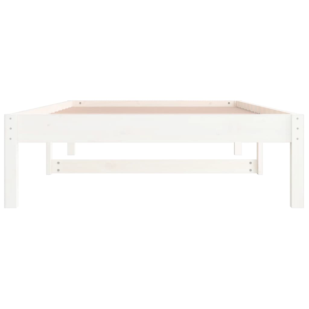 Day Bed | White | Solid Pine Wood | Small | Convertible