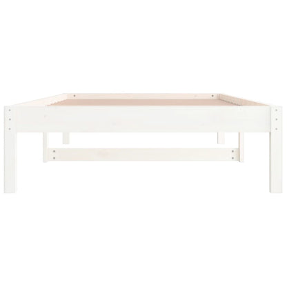 Day Bed | White | Solid Pine Wood | Small | Convertible
