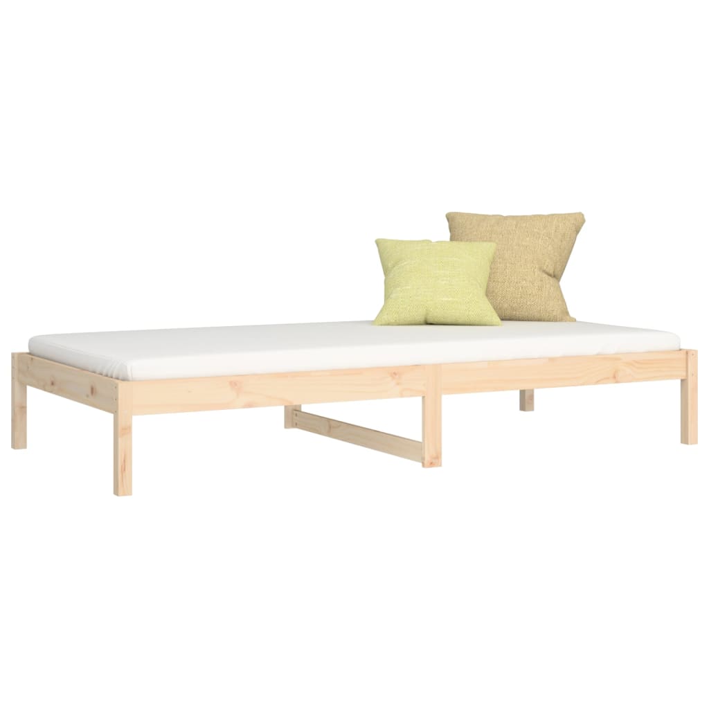 Day Bed without Mattress 90x190 cm Single Single Solid Wood Pine
