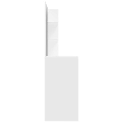Dressing Table with Mirror White 74,5x40x141 cm